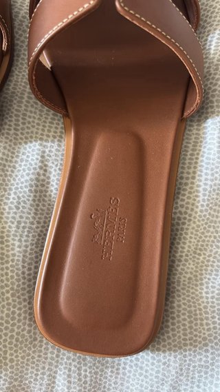 Ciabatte Hermes Marroni numero 37,5/41