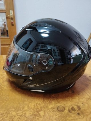 Casco Shiro Moto Talla M Negro