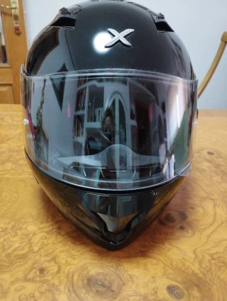 Casco Shiro Moto Talla M Negro