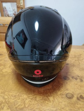 Casco Shiro Moto Talla M Negro