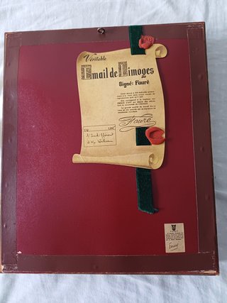 Esmalte de Limoges Camille Fauré 1925 Colección
