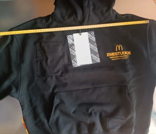 Sudadera McDonald's x Eme Studios Negra Talla S