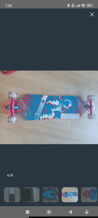 Skate Longboard MUVWOO 7 ABEC 7 Space