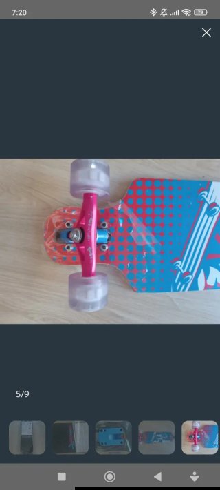 Skate Longboard MUVWOO 7 ABEC 7 Space