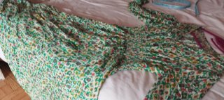 Vestido juvenil estampado floral