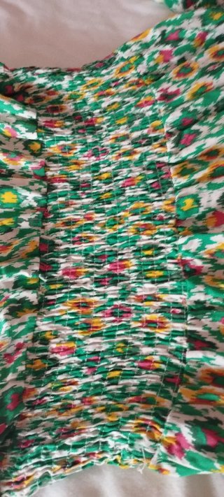 Vestido juvenil estampado floral