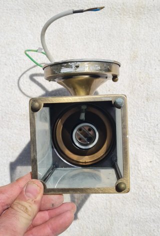 Farola de pared para porche