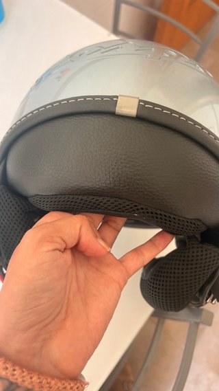 Casco Vespa Gris Talla XS con funda
