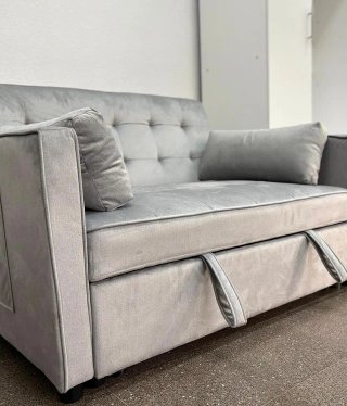 OFFERTA!! Divano Letto Grigio 2 Posti
