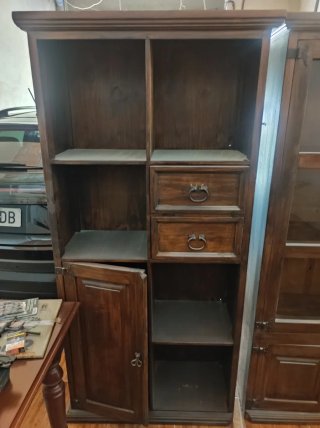 Escritorio de madera estilo mexicano