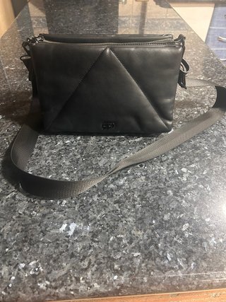 Bolso de poli piel negro