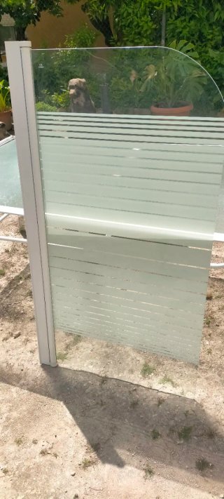 Mampara de ducha de cristal