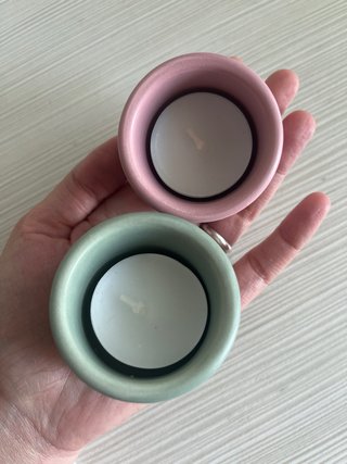 Porta lumini + 2 lumini