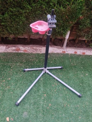 Banco caballete para bicicleta