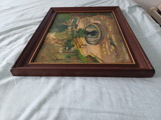 Cuadro Óleo Antiguo José Chofré Pintura Paisaje