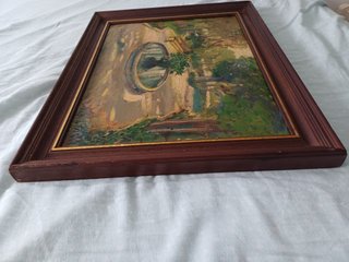 Cuadro Óleo Antiguo José Chofré Pintura Paisaje