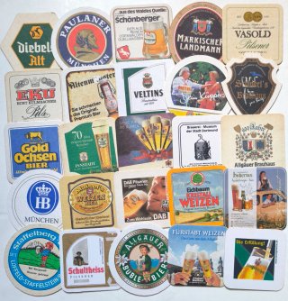 Lotto 75 sottobicchieri per birra tedesca