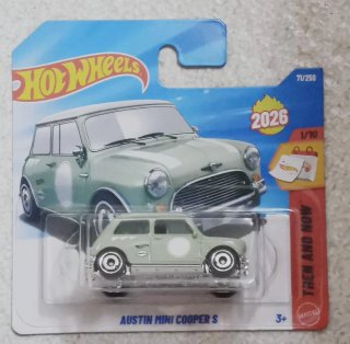 Hot Wheels Austin Mini Cooper "Then and now"