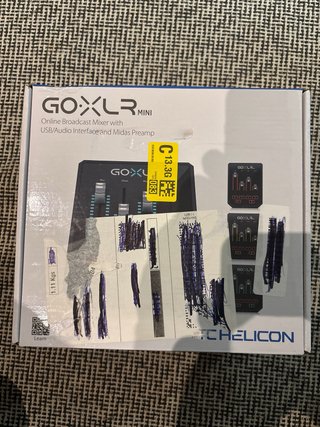 GoXLR Mini Mezclador USB Interfaz Audio