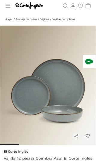 Vajilla de Porcelana y Cubiertos para 4 personas,