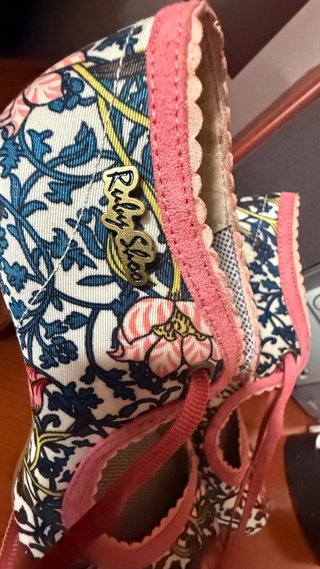 Scarpe con tacco Ruby Shoo floreali rosa