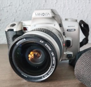 Lote 2 Cámaras: Minolta Pentax y Panasonic + Bolsa