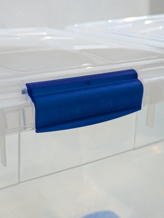 Cajas de plástico transparentes organizacion