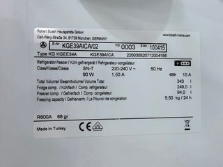 Frigorífico Combi Bosch 2mts Inox No Frost A++