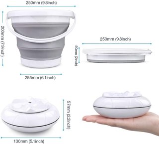 DACHUANG - Mini lavatrice ad ultrasuoni portatile