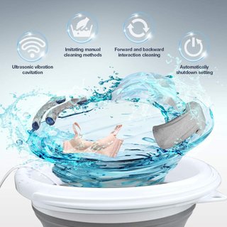 DACHUANG - Mini lavatrice ad ultrasuoni portatile