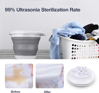 DACHUANG - Mini lavatrice ad ultrasuoni portatile