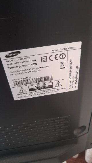 Televisor Samsung Negro