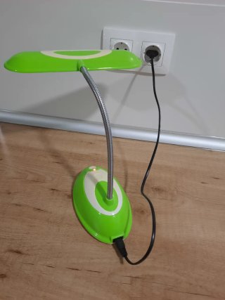 Flexo LED Friluz 538800VE Verde y Blanco