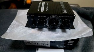 Mini Amplificador AK160BT Bluetooth 20Wx2 + Fuente