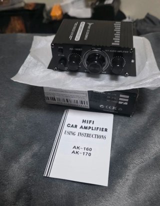 Mini Amplificador AK160BT Bluetooth 20Wx2 + Fuente