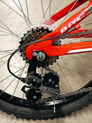 BICICLETA DE MARCA B PRO ROJA MTB BTT