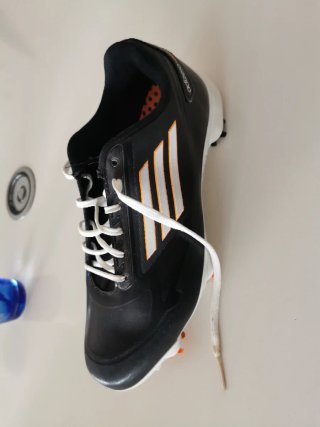 Zapatos de Golf Adidas Hombre Negro Naranja