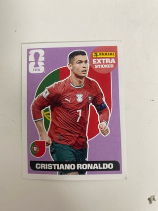 Cromo Cristiano Ronaldo Panini Extra