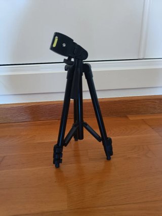 Trípode para cámara negro