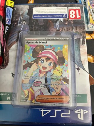 Carta Pokémon Apoyo de Nanci Entrenador