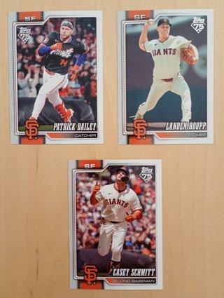Lote 11 Cromos San Francisco Giants