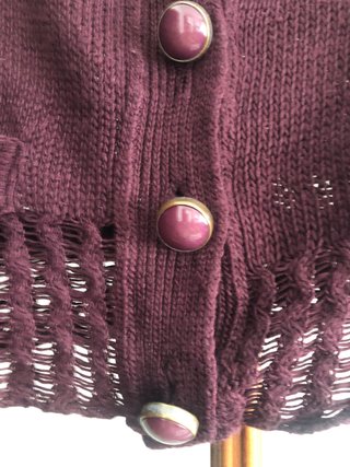Chaqueta morada corta