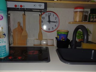 Cocina de Juguete Madera y Plástico