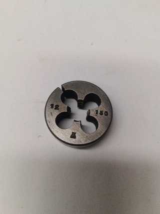 Macho métrica fina M12 x 1,5 + Terraja