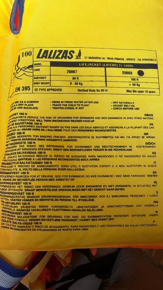 Chalecos salvavidas adultos (12 unidades)