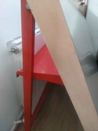 Tavolo da disegno inclinabile bianco