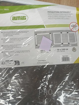 Amig – Mosquitera Extensible para Ventanas, 100 x 70 cm - Ajustable hasta 190 cm