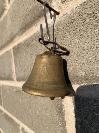 Campana antica bronzo n.4 rara