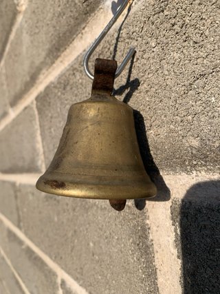 Campana antica bronzo n.4 rara