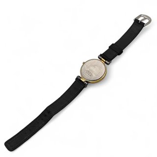 RELOJ SEIKO SP29-6A29 ESFERA GRIS CAJA DORADA CORREA NEGRA